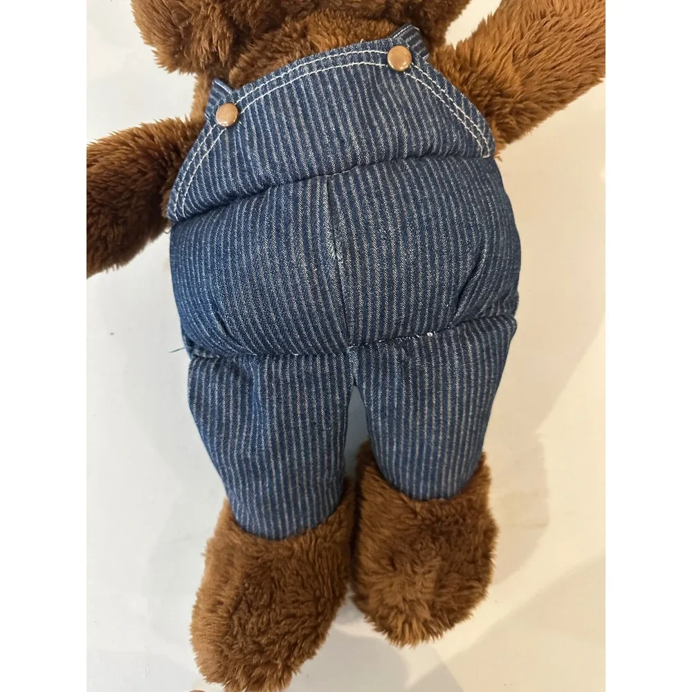 Vintage Union Pacific Railroad Reversible Plush Bear to Train Locomotive Toy